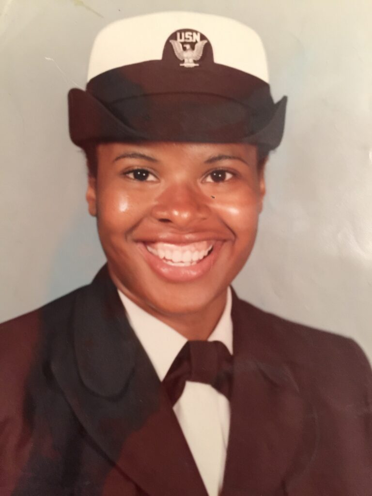 photo of marlene davis in uniform